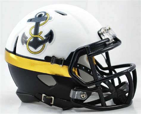 Navy Midshipmen | Football helmets, Navy midshipmen, Mini football helmet