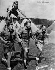 Figure 2.--Physical conditioning was a major goal of Hitler Youth camps.