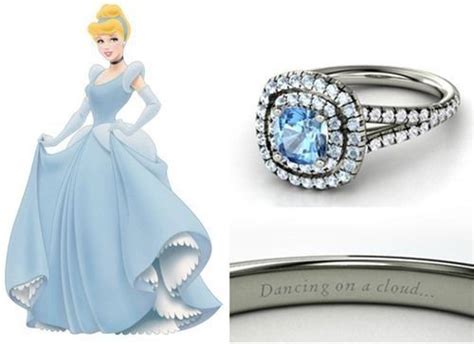 Cinderella engagement ring | Princesas disney, Anel cinderela, Anéis de ...