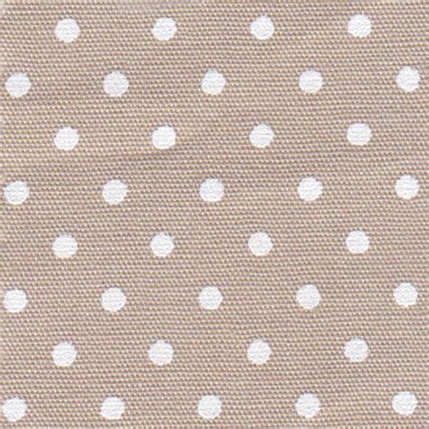 Tan and White Polka Dot Fabric | Polka Dot Cotton Fabric - 100% Cotton