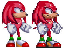 Knuckles sprite by tailsairlines on DeviantArt