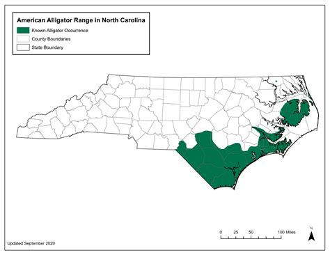 American Alligator Habitat Map