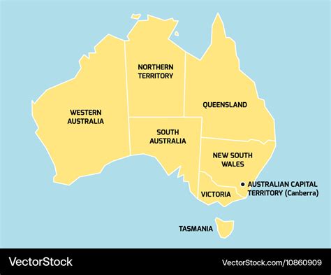 Australia Territories Map