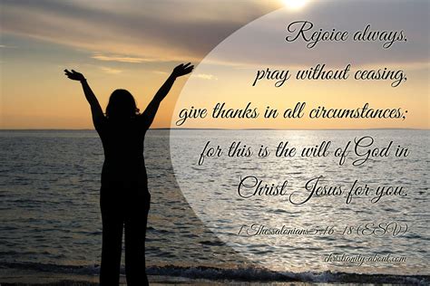 Rejoice Always, Pray Continually, and Give Thanks