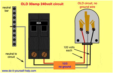 30 Amp Double Pole Breaker Wiring