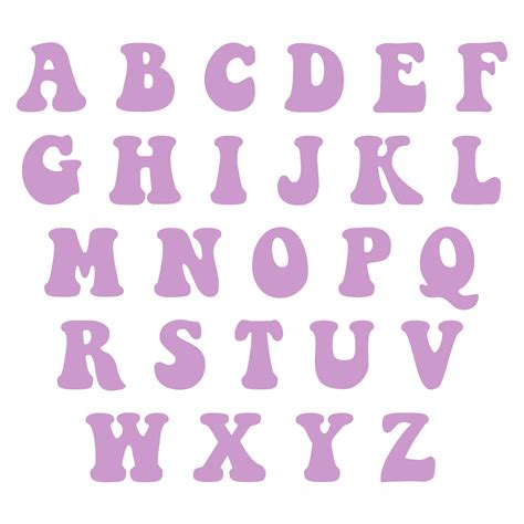 Printable Alphabet Bubble Letters