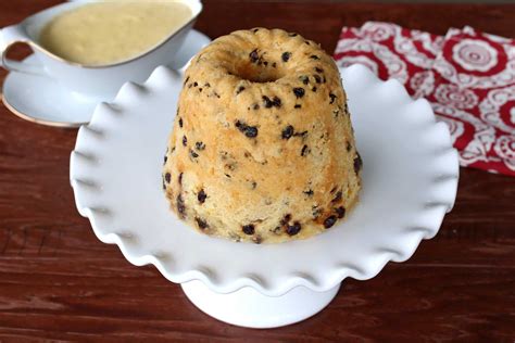 Traditional Spotted Dick (English Steamed Pudding) - The Daring Gourmet