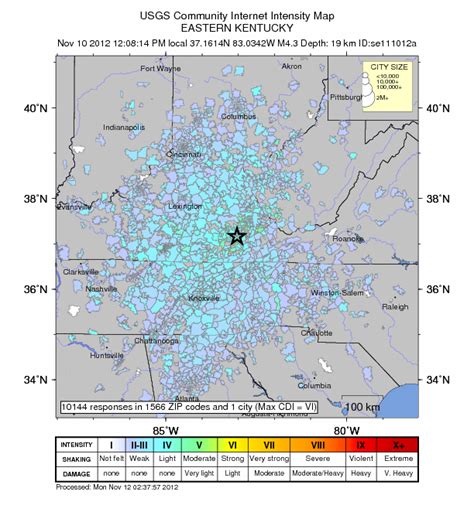 floatingsheep: Mapping the Eastern Kentucky Earthquake