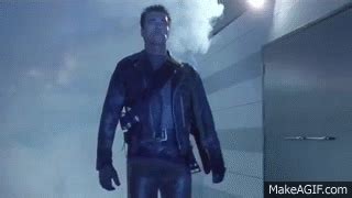 Terminator 2 - I'll Be Back (Elevator Scene) on Make a GIF