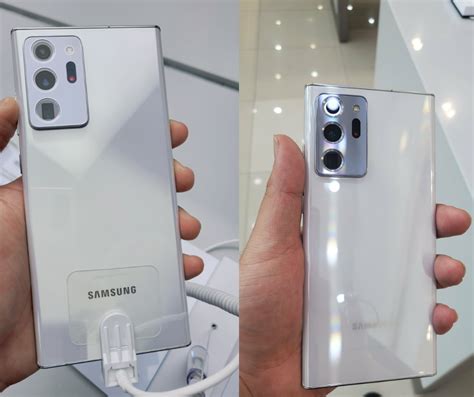 I'm in love with White Note20 Ultra. It's so pretty. : r/samsung