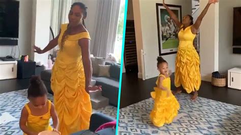 Serena Williams & Daughter Olympia Dress Up As Belle From ‘Beauty And The Beast’ | Access