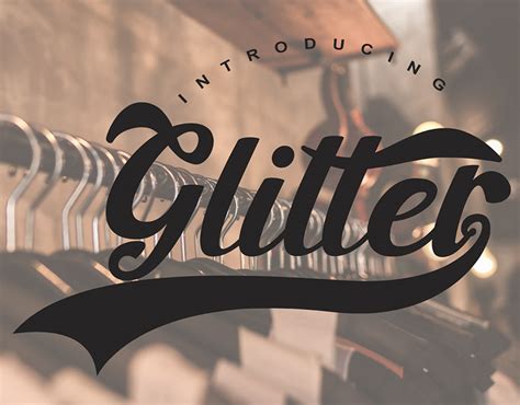 Glitter Font Free on Behance