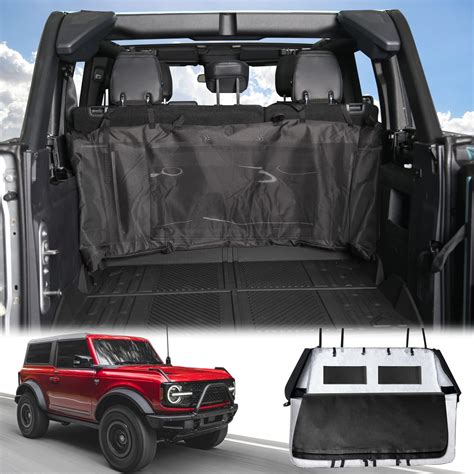 Mabett Soft Top Window Storage Bag For Ford Bronco Accessories 2021 2022 Door Plush Multi-Layer ...