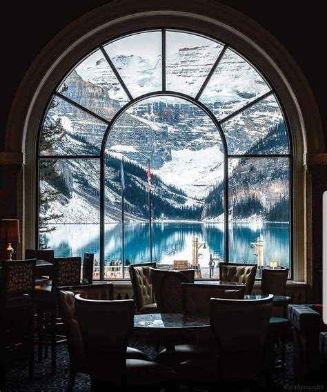 Restaurant With A View - Lake Louise, Canada 🇨🇦👌🏻😍 📷 by: @aimhernandez [IG] | Fairmont chateau ...