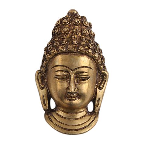 Bronze Buddha Head Mask