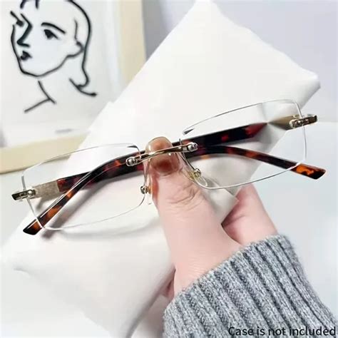 Frameless Rimless Reading Glasses - Free Returns Within 90 Days - Temu