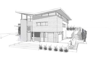 Modern Home Architecture Sketches | Joigoo All About The House ...