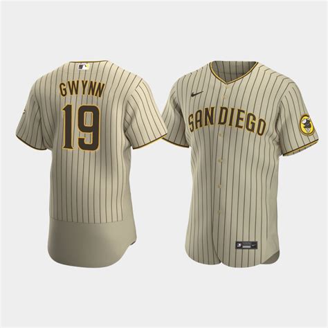 Tony Gwynn San Diego Padres Sand Brown 2020 Alternate Jersey – The ...