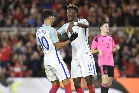 Dominic Solanke England U21s Celebrates Scoring Editorial Stock Photo - Stock Image | Shutterstock