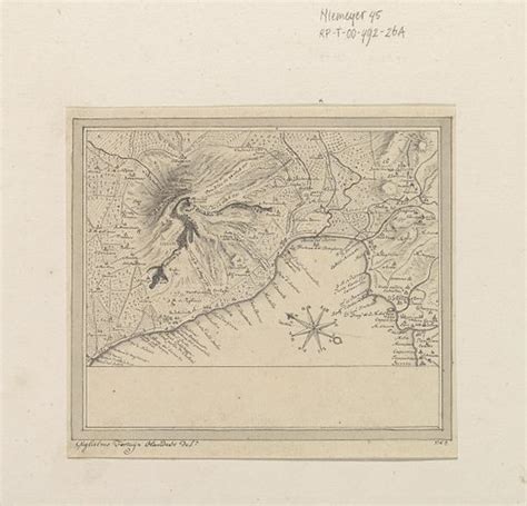 Topographic map of portion of coast in Gulf of Naples free public ...