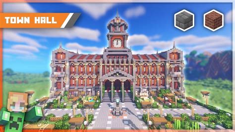 10+ Best Town Hall Designs in Minecraft - TBM | TheBestMods