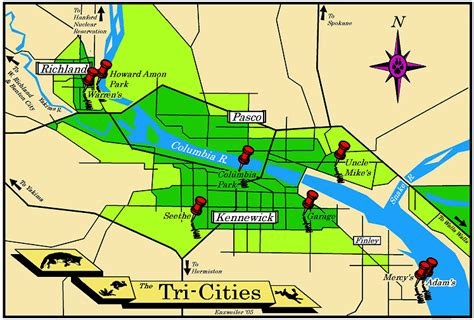 Tri Cities Wa Map - Storm King's Thunder Map