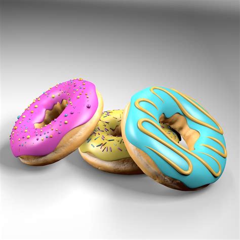 Donuts 3D model - TurboSquid 1568738