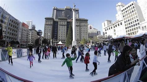 Holiday ice skating rinks open in San Francisco's Union Square, Embarcadero Center - ABC7 San ...