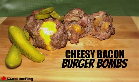 Cheesy Bacon Burger Bombs - Canadian Mom Blog