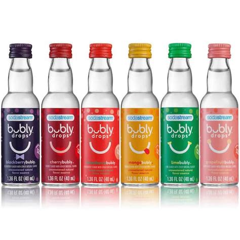 SodaStream 40 ml bubly Original Variety Pack (Case of 6) 1102774010 - The Home Depot