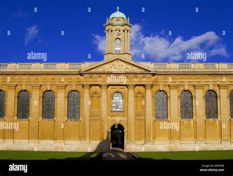 Queens College Oxford Stock Photo - Alamy