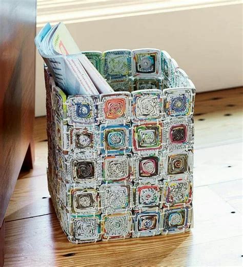 Newspaper basket (With images) | Diy newspaper, Recycled paper crafts ...