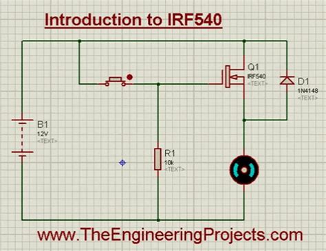 Introduction to IRF540 - The Engineering Projects | Engineering ...