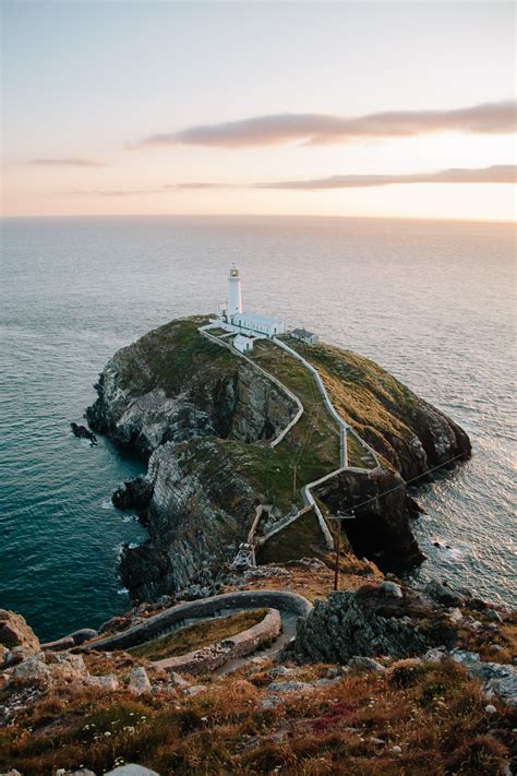 Sunset at South Stack Lighthouse - April Everyday