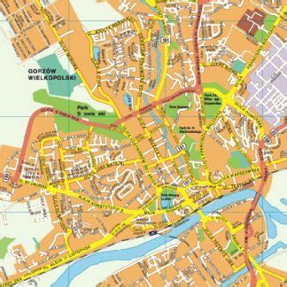 Gorzow wielkopolski EPS map | Download vector maps for Adobe Illustrator