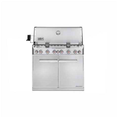 Weber Summit S-660 6-Burner Built-In Propane Gas Grill - Stainless ...