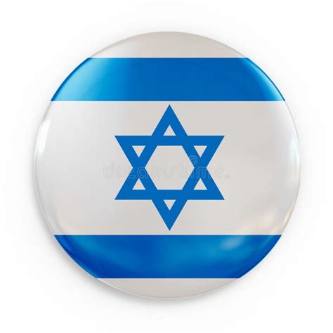 Badge - Israel flag stock illustration. Illustration of button - 204912098