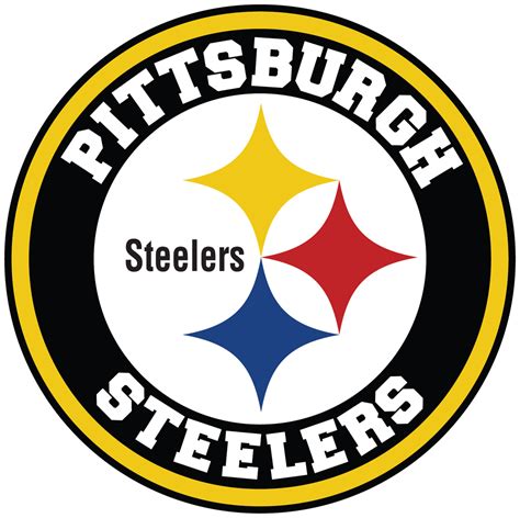 Pittsburgh Steelers Circle Logo Vinyl Decal / Sticker 5 sizes!! | Sportz For Less