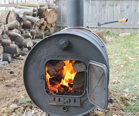 Wood Burning Stove In The Garage - Garage Ideas