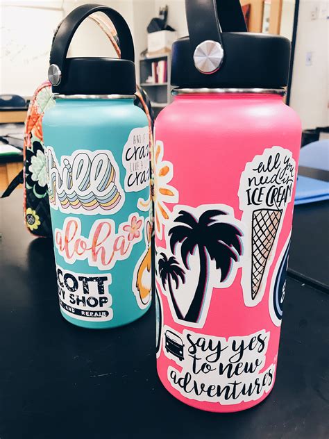 Popular Tumblr Aesthetic Hydro Flask Stickers Image - Desain Interior Exterior