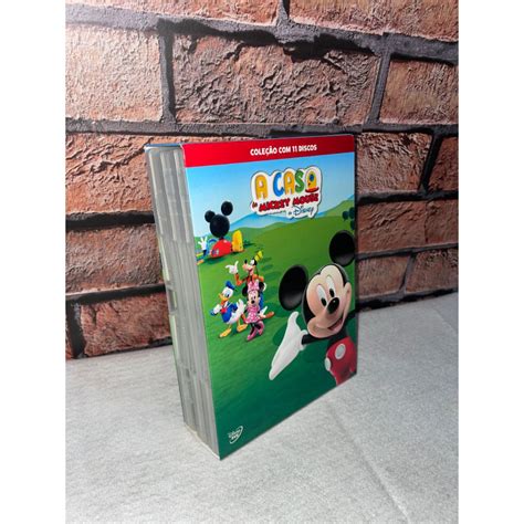 DVD Box A Casa Do Mickey Mouse 11 Discos | Shopee Brasil