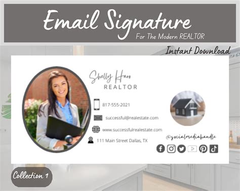 Best ever real estate email signature examples - statof