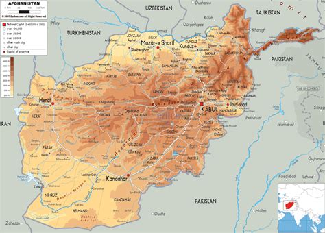 Afeganistão | Mapas Geopolíticos do Afeganistão - Geografia Total™