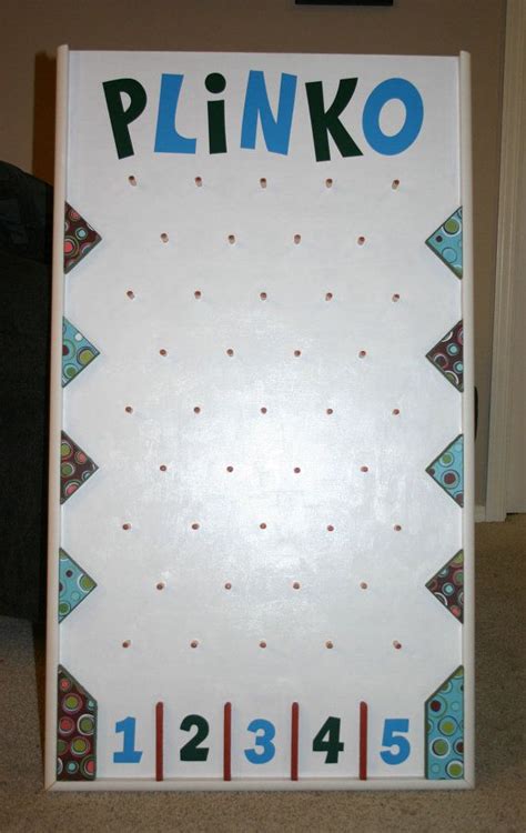 Plinko Board PDF Plans - Etsy | Halloween games for kids, Games for kids, Carnival games