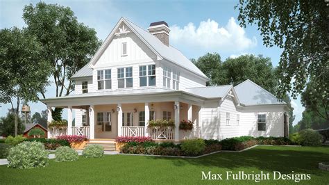 2 Story House Plan with Covered Front Porch