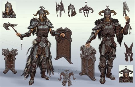 Skyrim Concept Art Armor