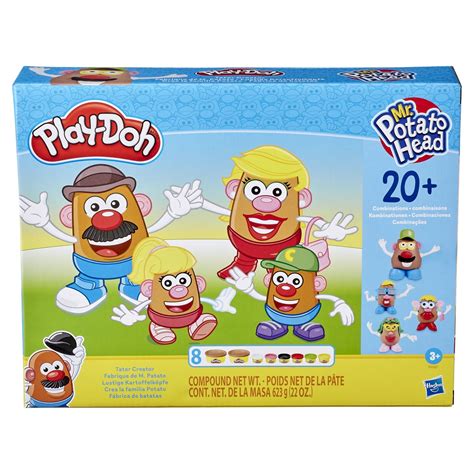 Play-Doh Mr. Potato Head Tater Creator Play Dough Set - 8 Color (8 ...