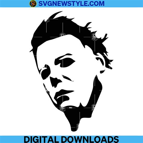 Michael Myers Svg, Scary Halloween Svg, Black Halloween Day Svg, Horror Halloween Svg, Png ...