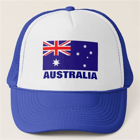 Australian flag hat | Australia Day design | Zazzle.com.au