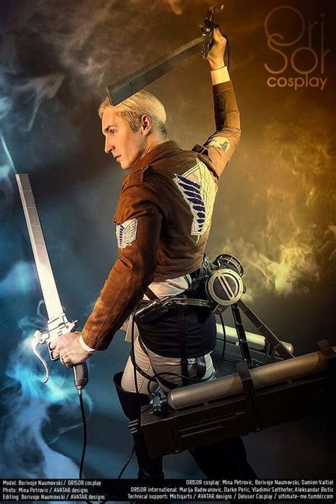 Erwin Smith by Borivoje Naumovski Aot Cosplay, Funny Cosplay, Epic Cosplay, Cosplay Costumes ...